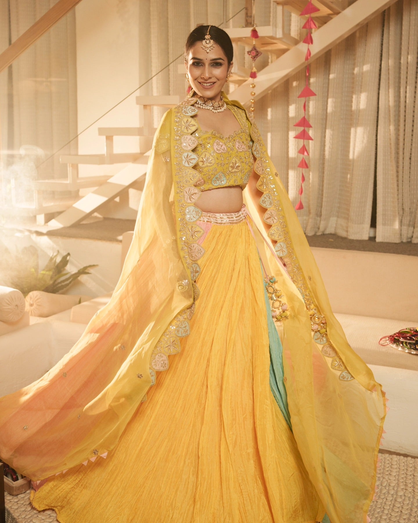 Colourful lehenga suitable for all festive occasions