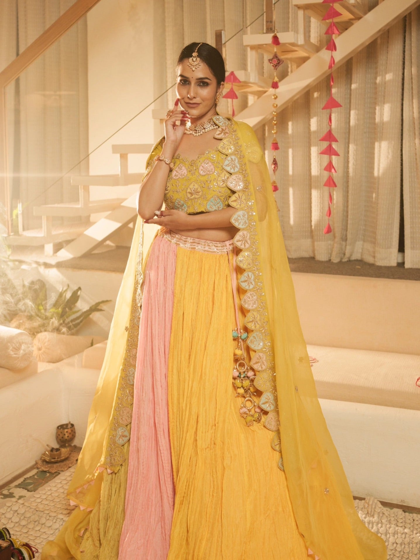 Colourful lehenga suitable for all festive occasions
